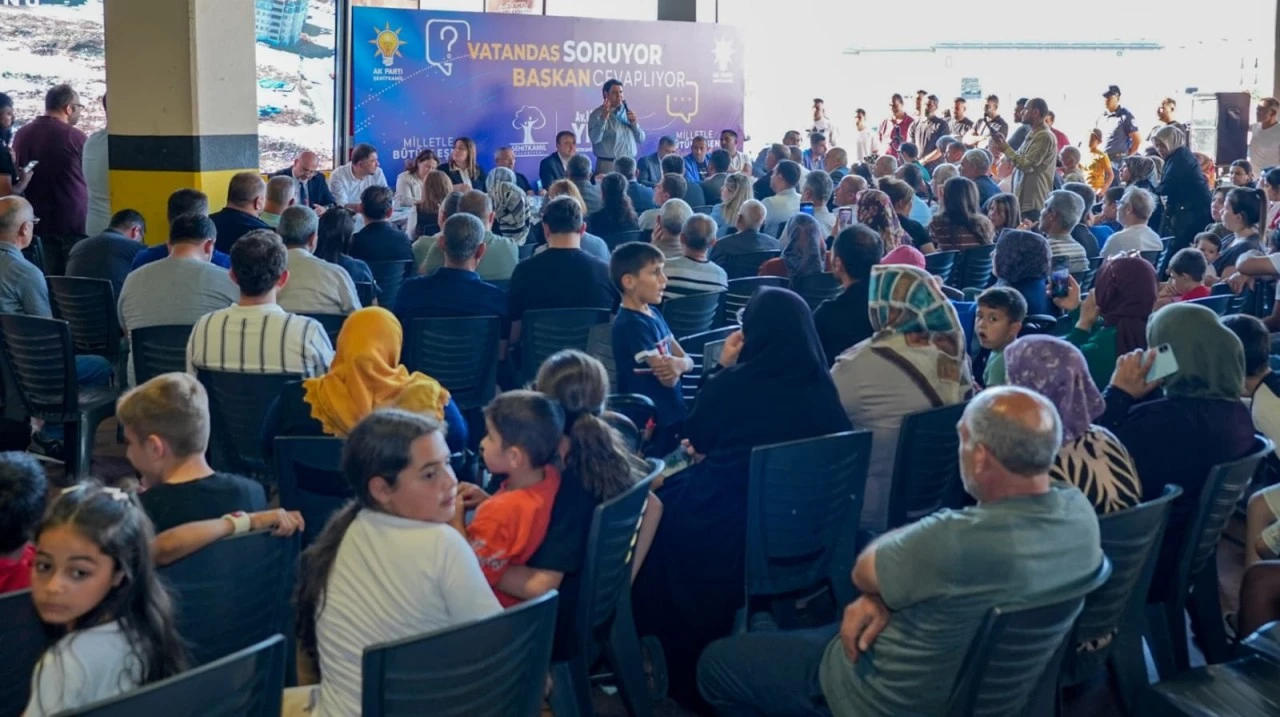 Yılmaz, Kuzeyşehir sakinleriyle bir araya geldi
