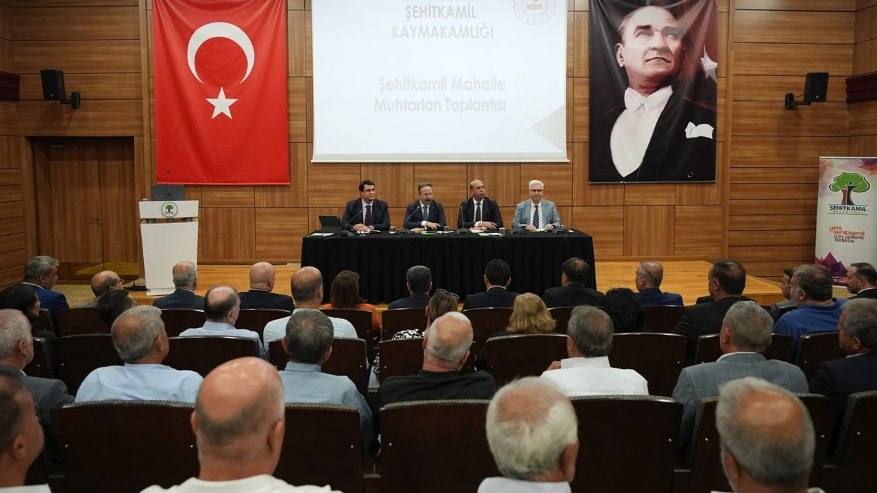 Yılmaz, Muhtarlar Toplantısı’na katıldı