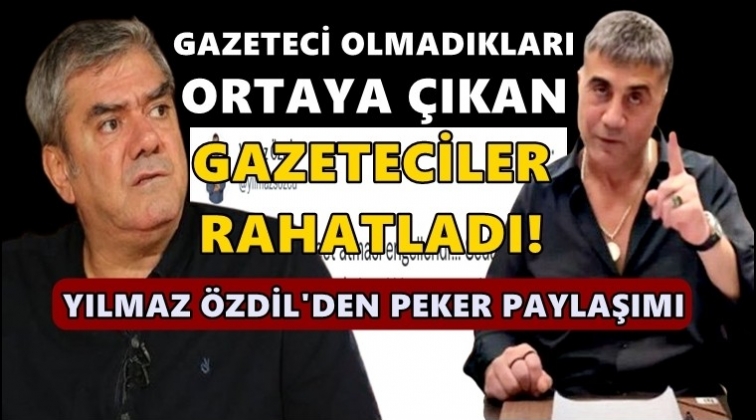 Yılmaz Özdil: Sedat Peker tweet atarken...