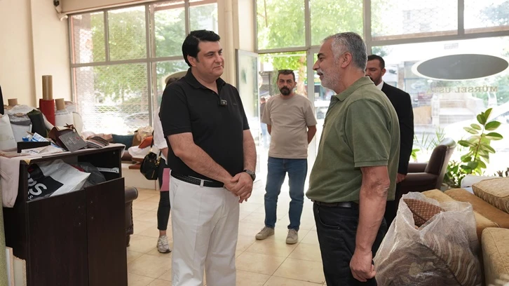Yılmaz, Pancarlı Mahallesi’nde esnaf ve vatandaşlarla buluştu