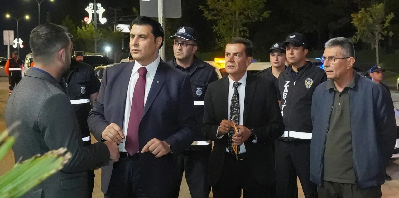 Yılmaz vale denetimi yaptı 