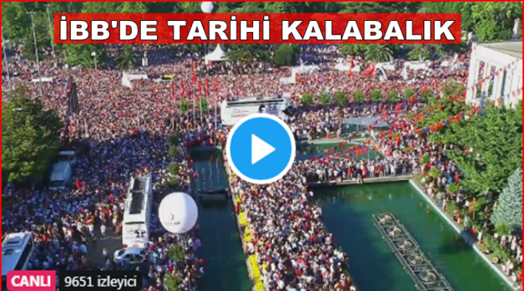 Y&uuml;zbinler Sara&ccedil;hane'de İmamoğlu'nu bekliyor