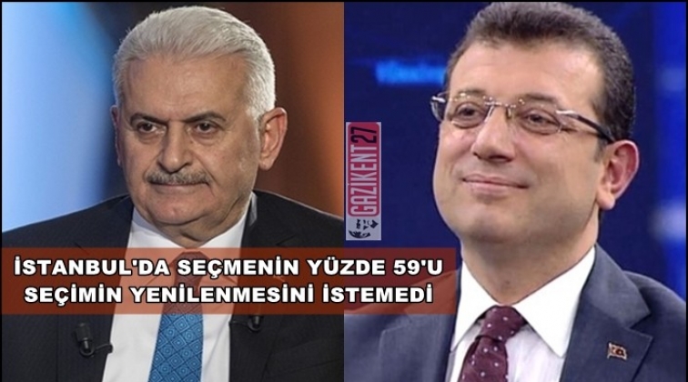 Y&uuml;zde 59 se&ccedil;imlerin yenilenmesini istemedi