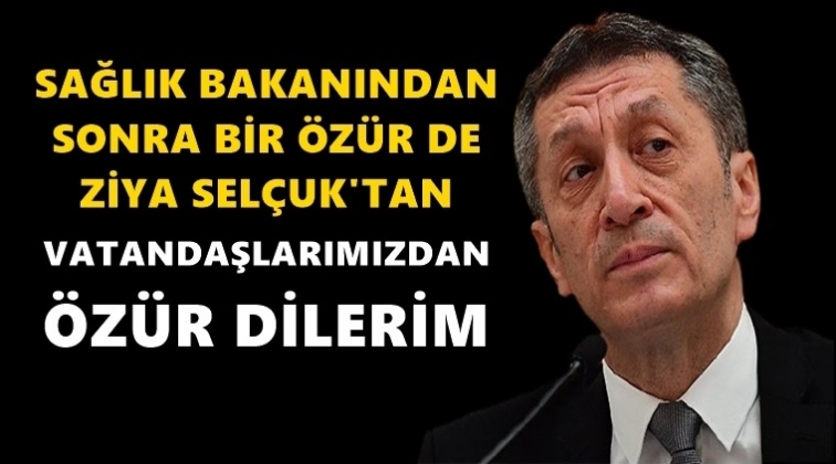 Ziya Selçuk: Özür dilerim