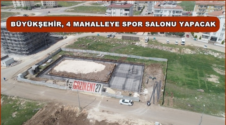 4 mahalleye &ccedil;ok ama&ccedil;lı spor salonu