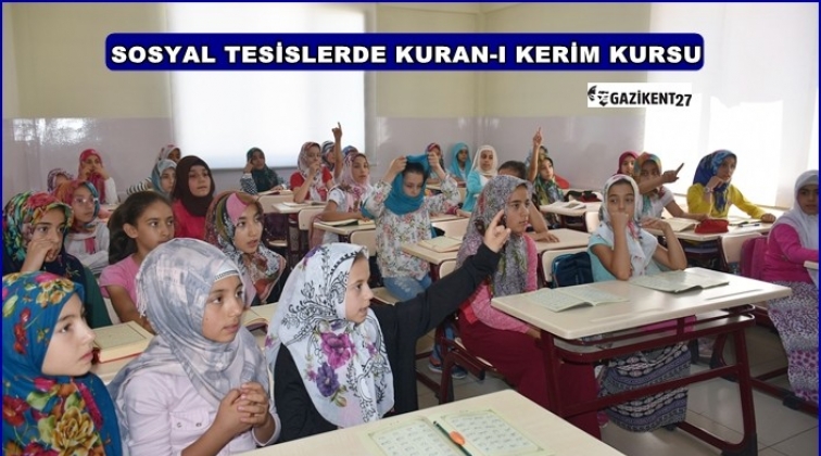 65 sosyal tesiste Kur&rsquo;an-ı Kerim kursu