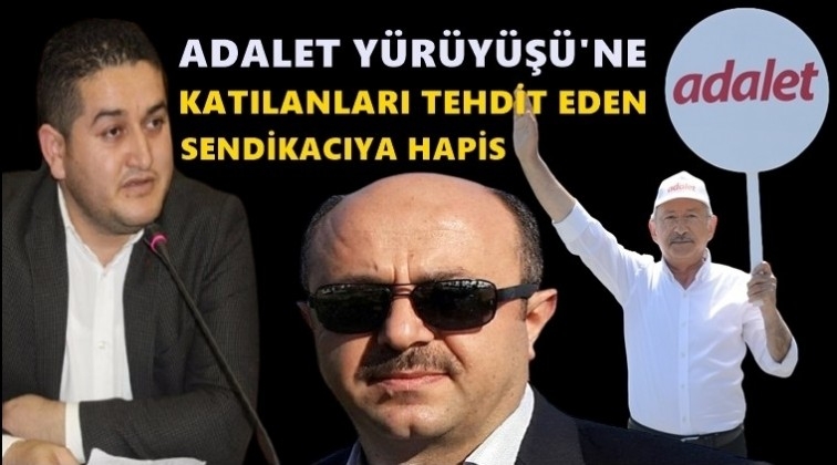 Adalet Y&uuml;r&uuml;y&uuml;ş&uuml;&rsquo;n&uuml; tehdite hapis cezası!