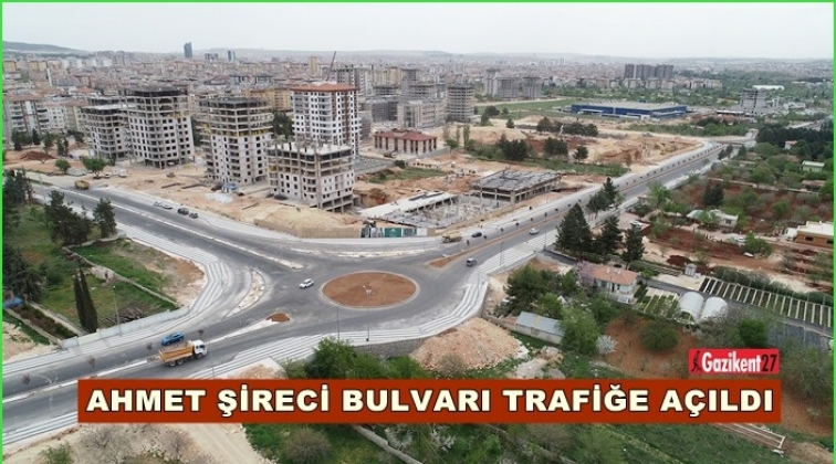 Ahmet Şireci Bulvarı trafiğe a&ccedil;ıldı