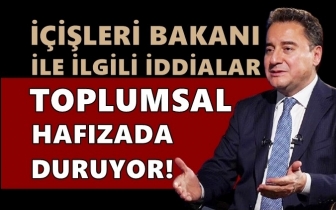 Babacan: Soylu ile ilgili bir s&uuml;r&uuml; iddia var...