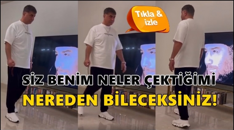 Eşi, Sedat Peker'in son g&ouml;r&uuml;nt&uuml;lerini paylaştı!