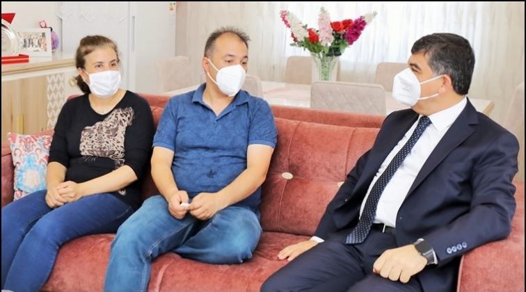 Fadıloğlu, 15 Temmuz gazisini ziyaret etti