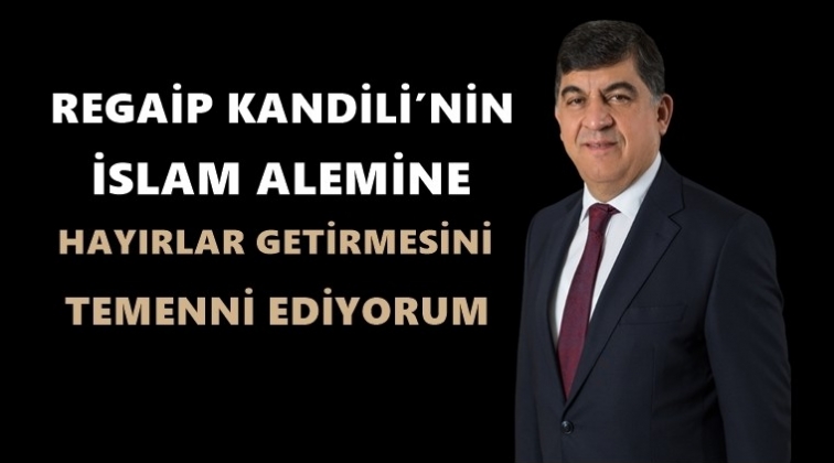 Fadıloğlu, Regaip Kandili'ni kutladı