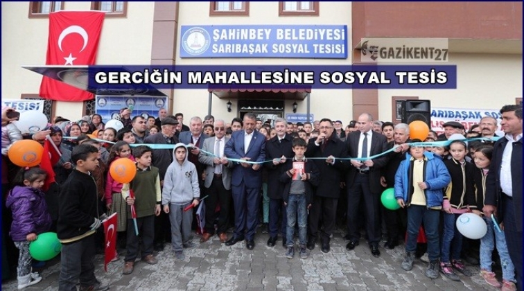 Gerciğin sosyal tesis ve taziye evi a&ccedil;ıldı