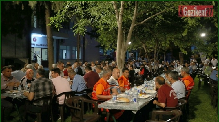 İtfaiye personeli iftar yemeğinde buluştu