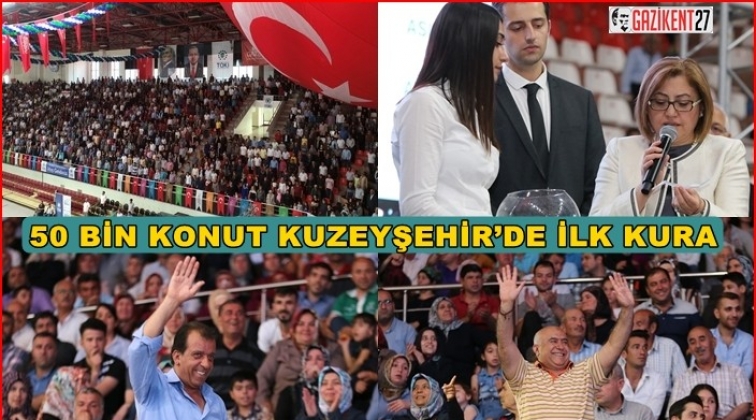 "Kuzey Şehir" projesinde ilk kura &ccedil;ekimi yapıldı