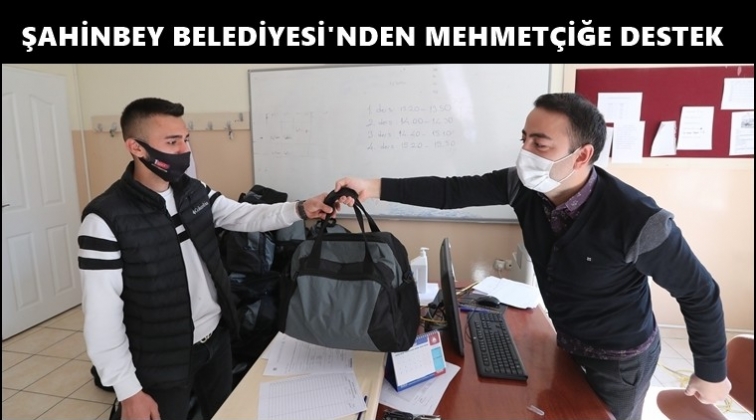 Mehmet&ccedil;iğin yol &ccedil;antası Şahinbey'den