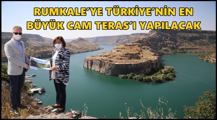 Rumkale'ye cam teras yapılacak...