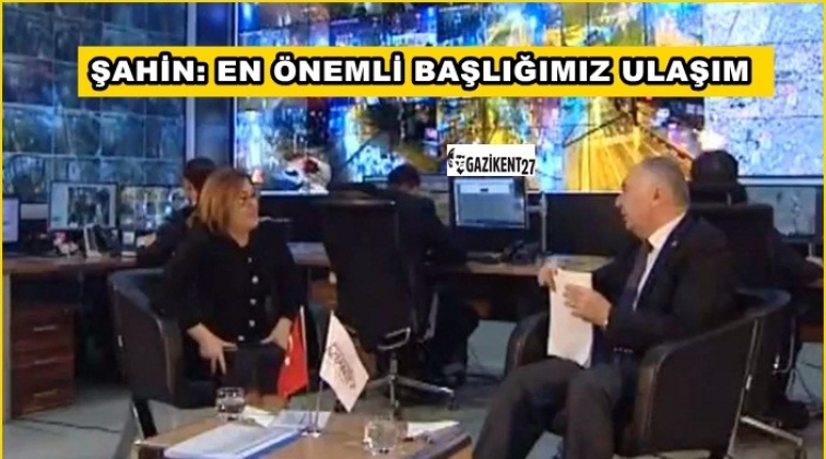 Şahin, ortak yayına konuk oldu