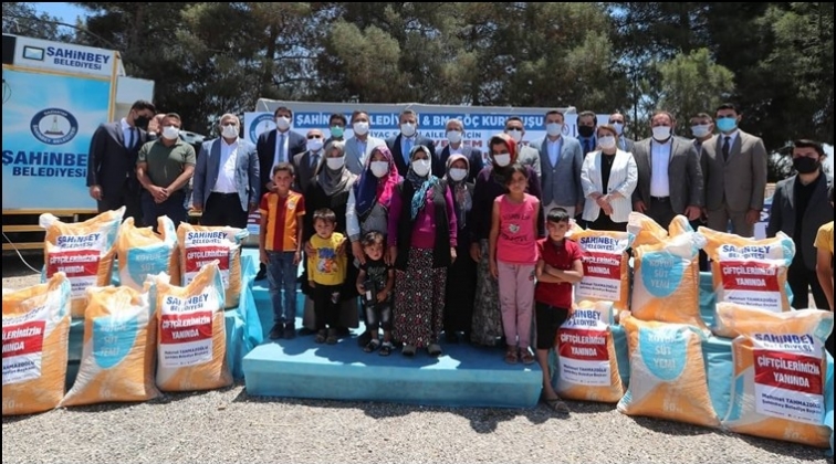 Şahinbey'den hayvan yetiştiricilerine destek