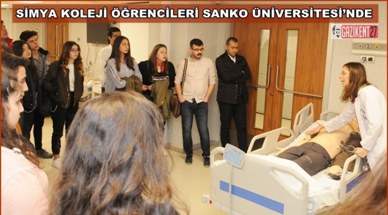 Simya Koleji &ouml;ğrencileri, SANKO'da