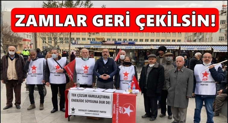 Zamlara karşı imza kampanyası...