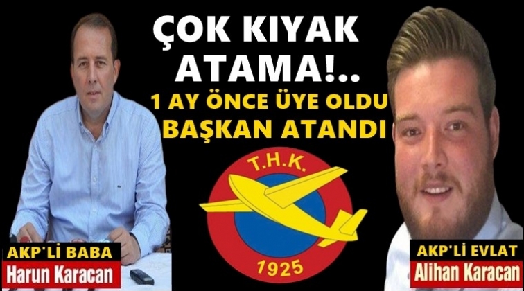 1 ay &ouml;nce &uuml;ye şimdi de başkan oldu!