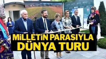 1 milyar lira bor&ccedil;lu AKP'li belediye &uuml;lke &uuml;lke gezdi!