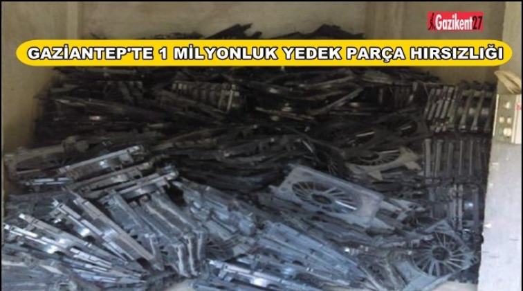 1 milyon liralık oto yedek parça hırsızlığı