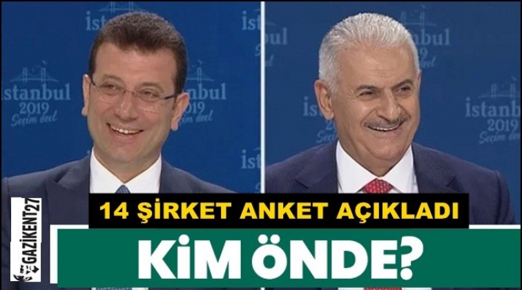 14 anket şirketi 23 Haziran sonuçlarını açıkladı