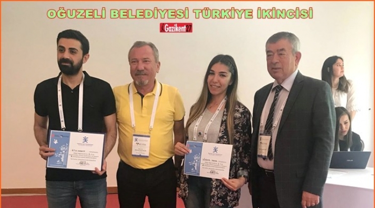 Oğuzeli Belediyesi Türkiye ikincisi