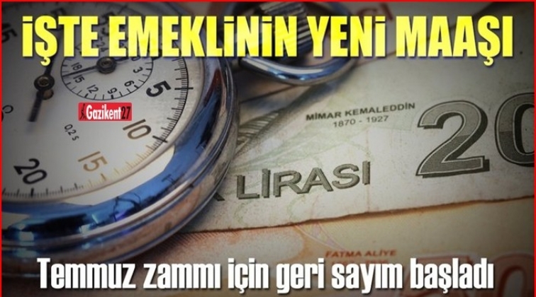 Temmuz zammı için de geri sayım başladı