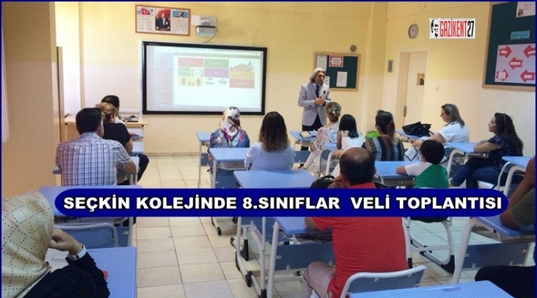 Seçkin Kolejinde veli toplantıları