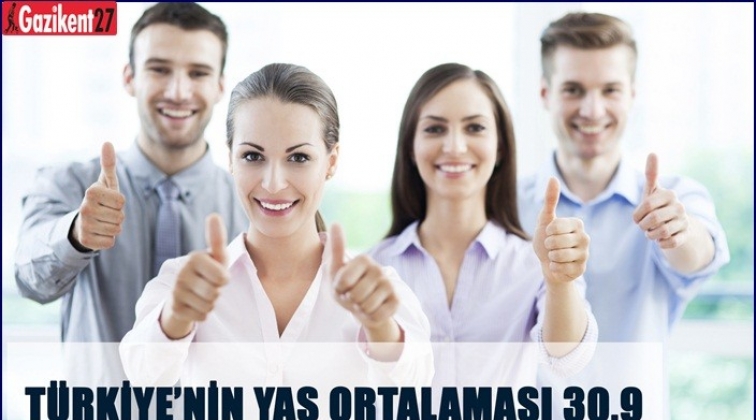 Türkiye’nin yaş ortalaması 30,9