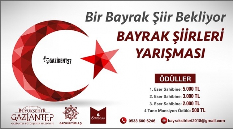 “Bir Bayrak Şiir Bekliyor” adlı şiir yarışması sonuçlandı