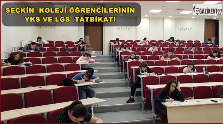 LGS ve YKS tatbikatı