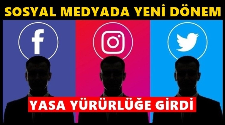 Sosyal medya yasası y&uuml;r&uuml;rl&uuml;ğe girdi!