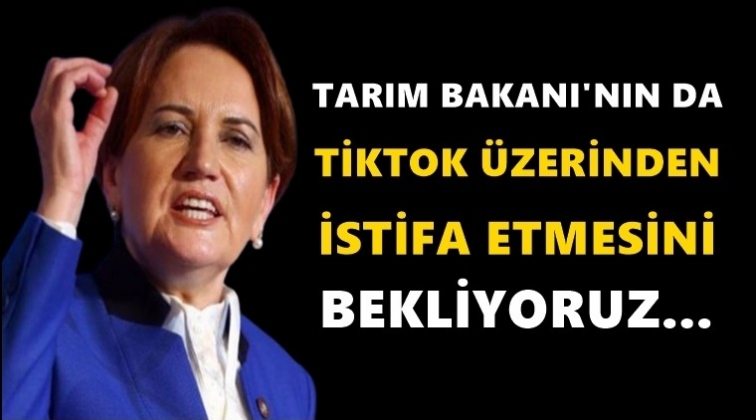 TikTok &uuml;zerinden istifa etmesini bekliyoruz...