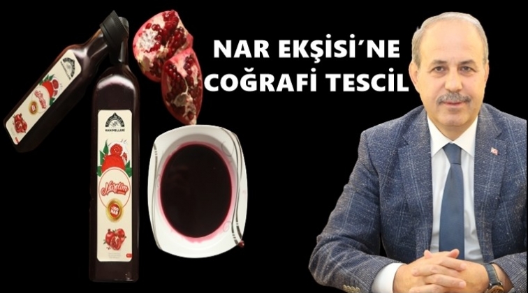 &lsquo;Nar Ekşisi&rsquo; Oğuzeli adına tescillendi