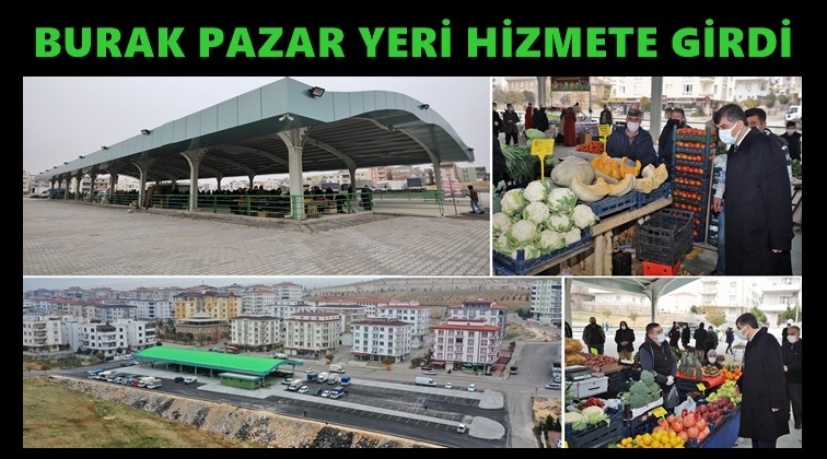 Burak Pazar Yeri hizmete girdi