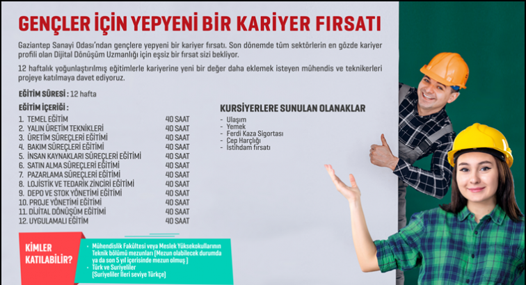 Dijital ve Yeşil D&ouml;n&uuml;ş&uuml;m&uuml;n Desteklenmesi Projesi