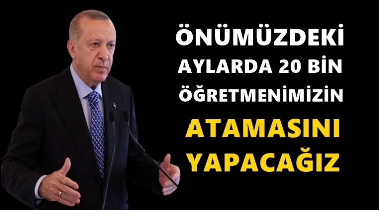 20 bin &ouml;ğretmen ataması yapılacak...