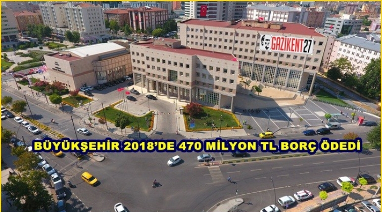 2018'de 470 milyon TL bor&ccedil; &ouml;dedi