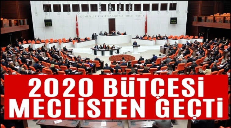 2020 yılı b&uuml;t&ccedil;esi Meclis&rsquo;ten ge&ccedil;ti