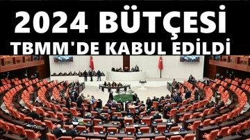 2024 bütçesi Meclis Genel Kurulu’nda kabul edildi