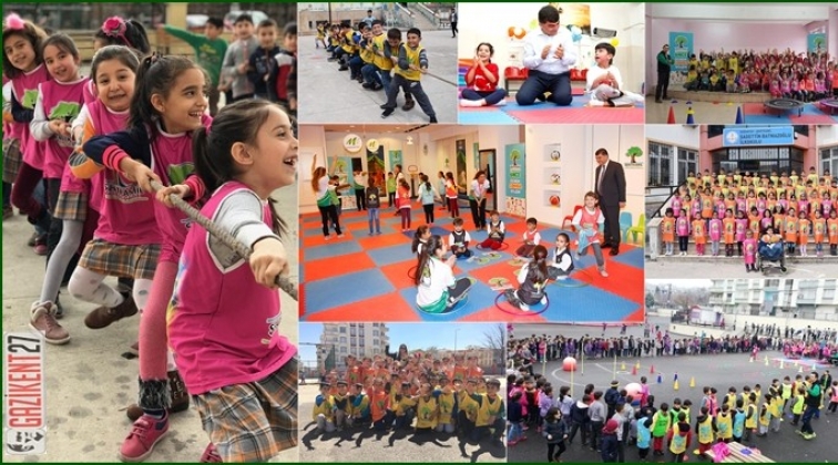 26 bin &ouml;ğrenci oyun, spor ve eğlence ile buluştu