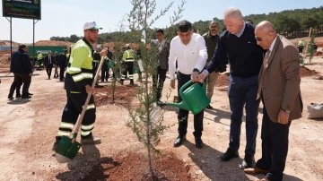 26. Etap Şehitkamil Ormanı'na can suyu...