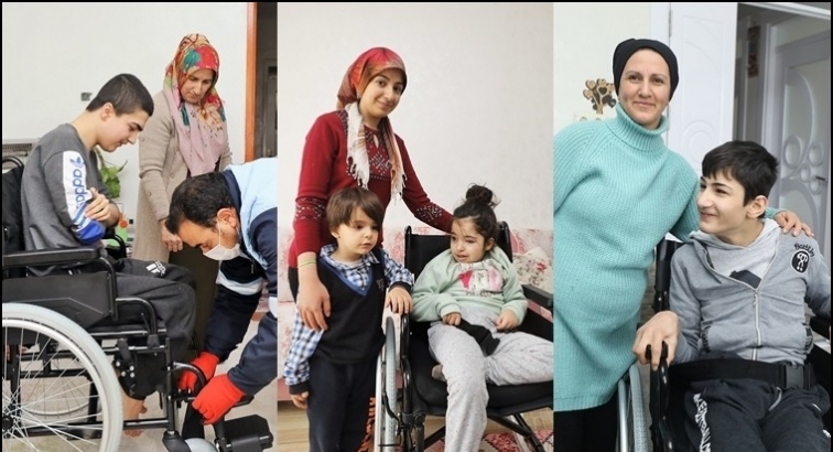 3 engelli &ccedil;ocuğa daha umut oldular...