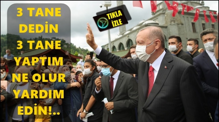 '3 tane dedin, 3 tane yaptım yardım edin'