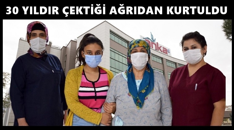 30 yıldır &ccedil;ektiği ağrılardan ANKA&rsquo;da kurtuldu
