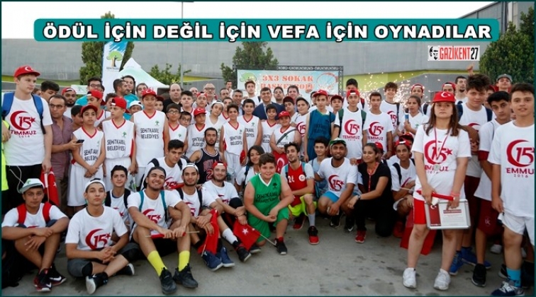 3x3 Sokak Basketbolu Turnuvası tamamlandı